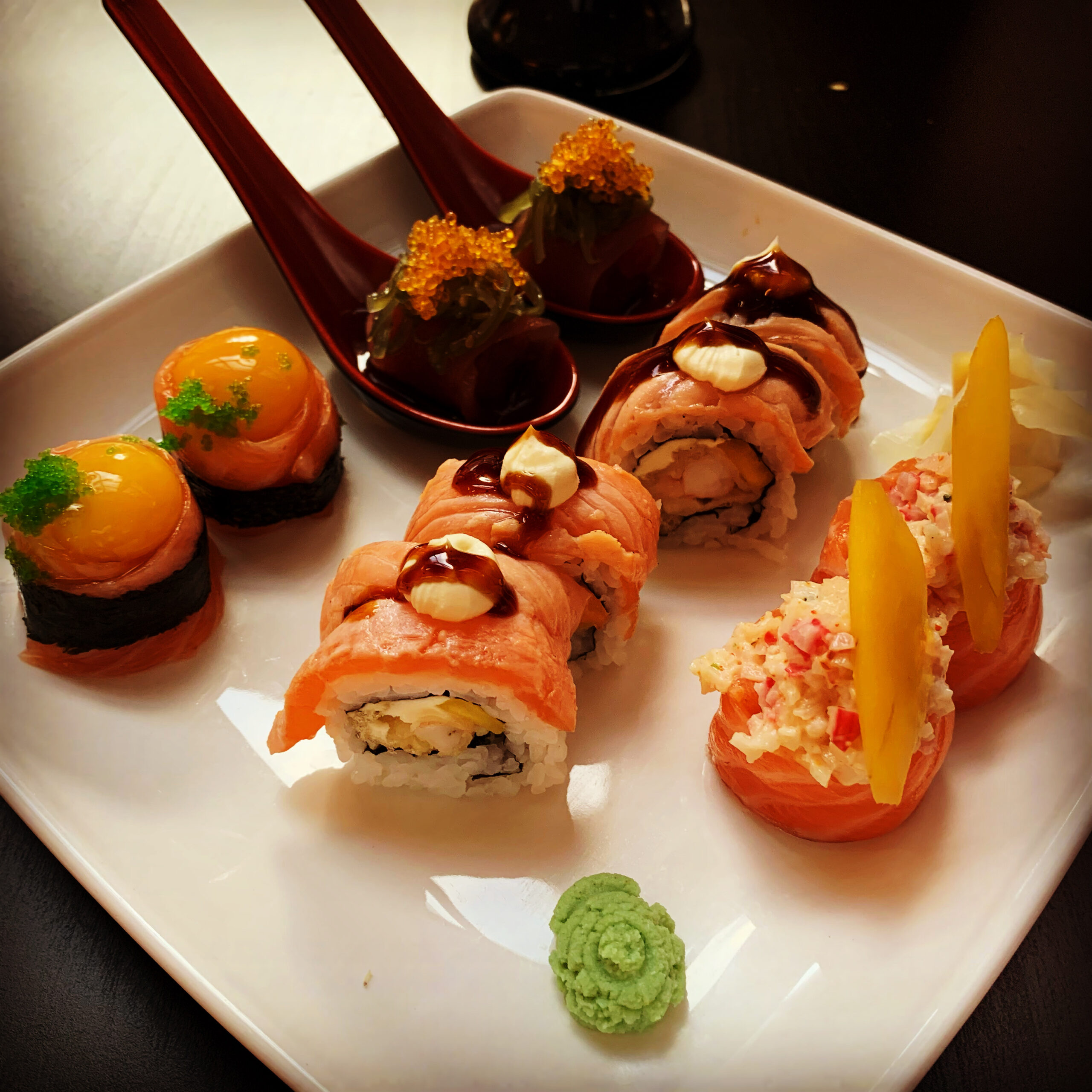 A selection of luxury sushi
